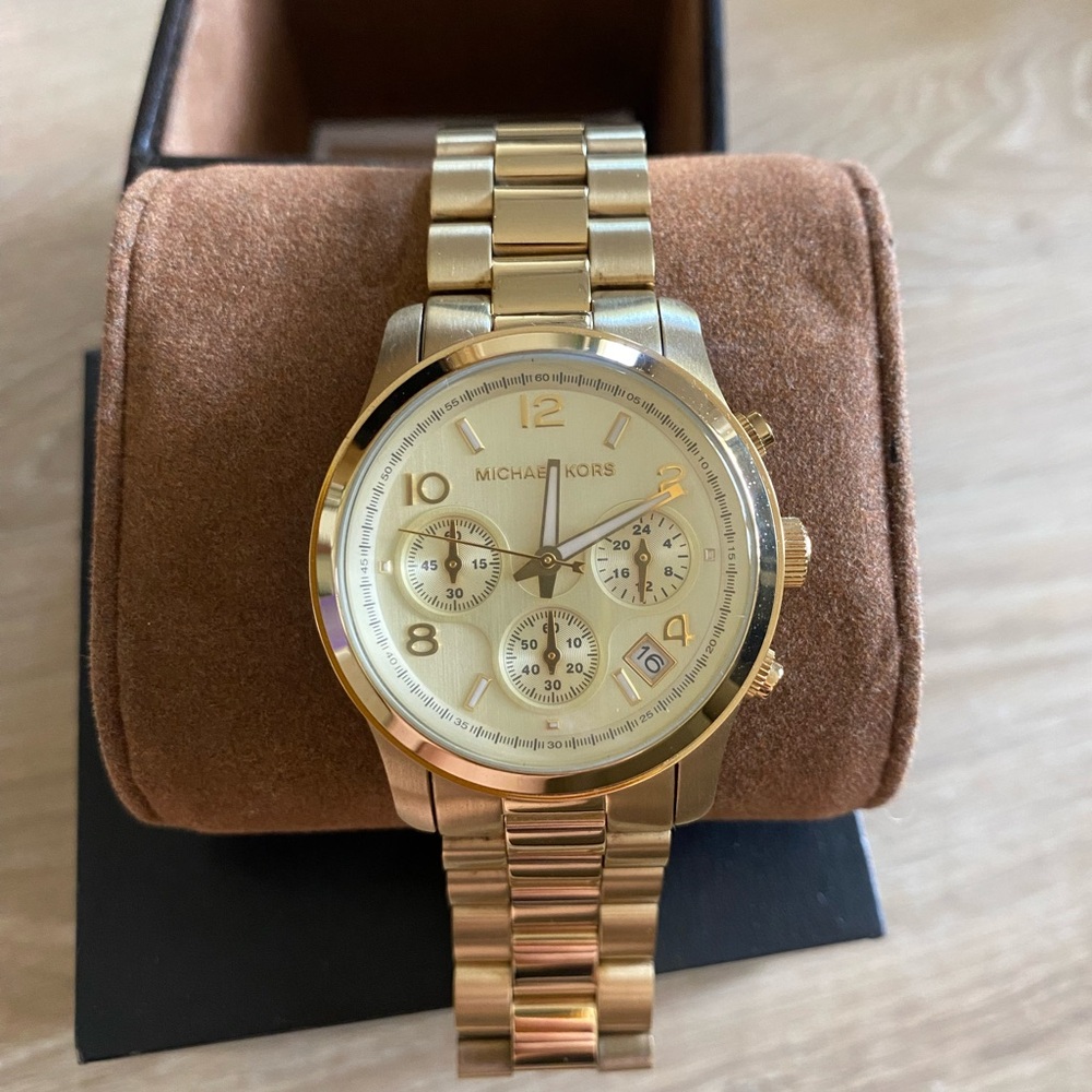 Michael Kors Gold Chronograph Watch